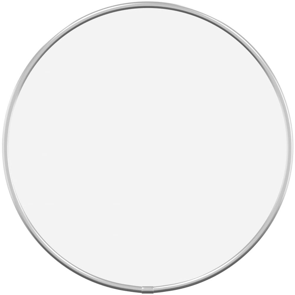 Specchio Da Parete Argento 30 Cm Rotondo - Foto 2