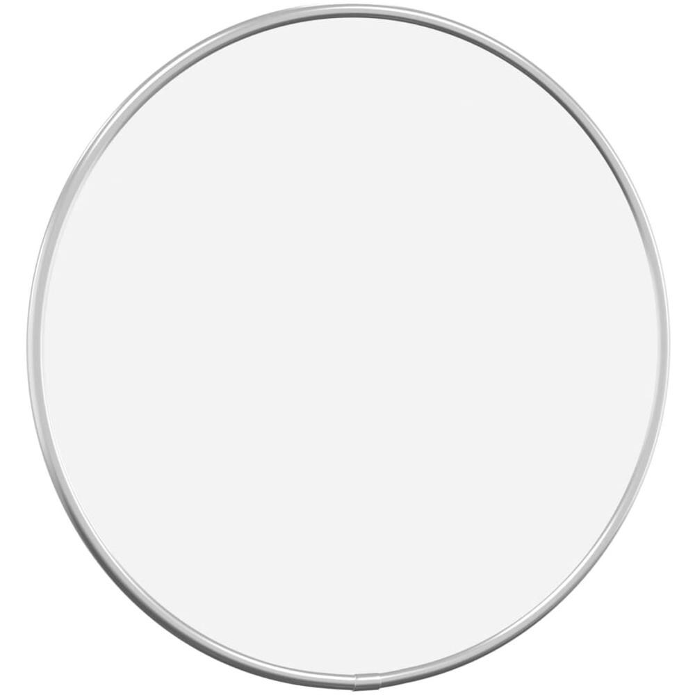 Specchio Da Parete Argento 30 Cm Rotondo - Foto 3