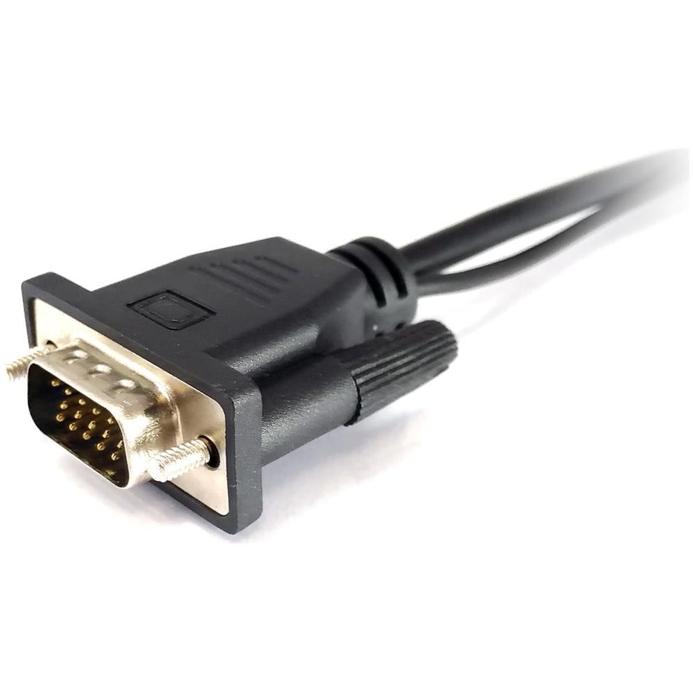 119038 cavo e adattatore video 0,2 m VGA (D-Sub) + 3.5mm DVI-D + USB Nero - Foto 8