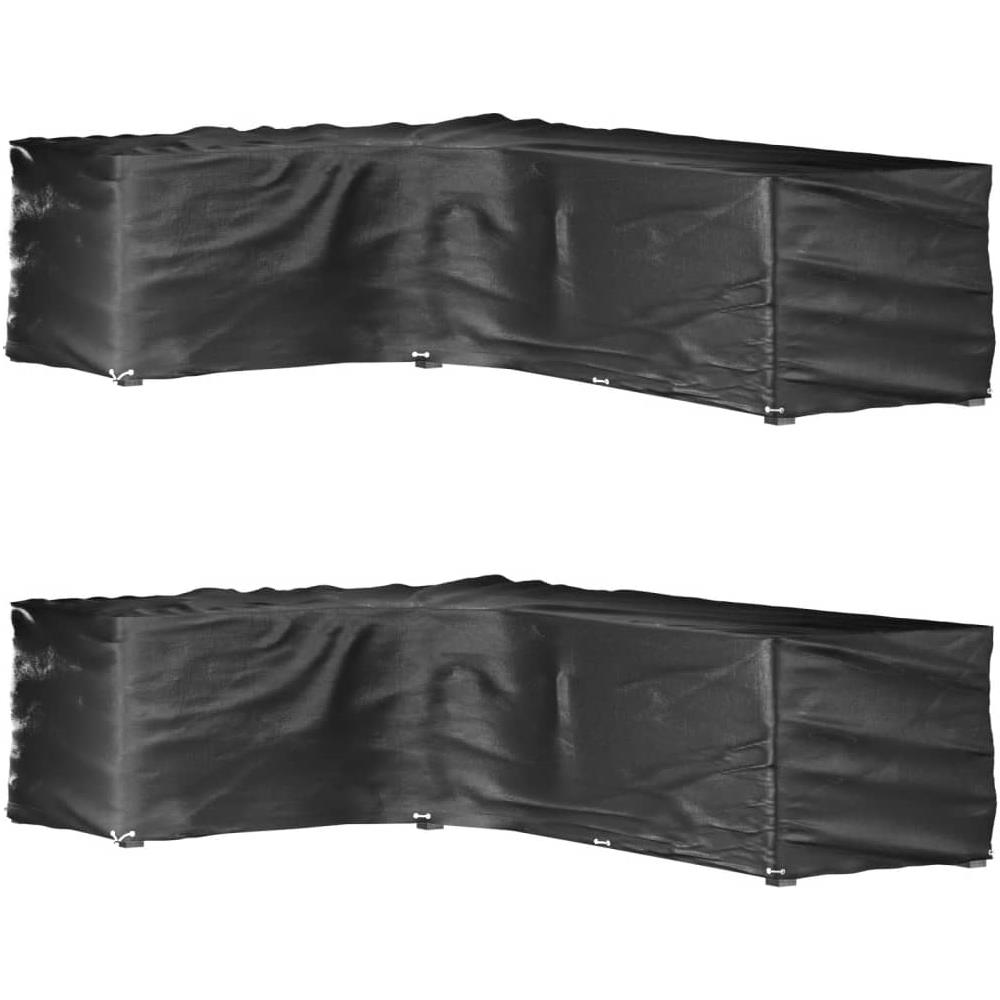 Coperture Mobili Da Giardino A L 2pz 18 Occhielli 220x285x80cm - Foto 1