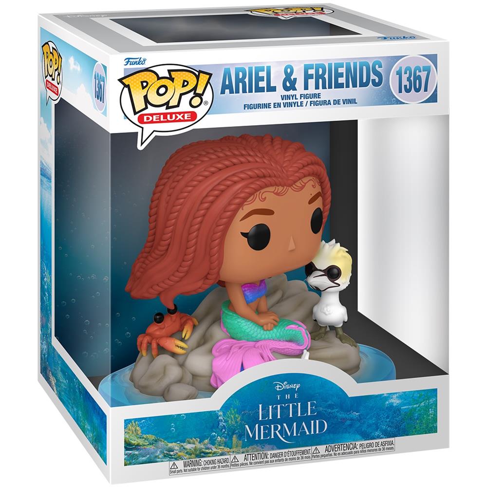 Deluxe Pop! The Little Mermaid - Live Action- Vinyl Figure Ariel & Friends - Foto 2