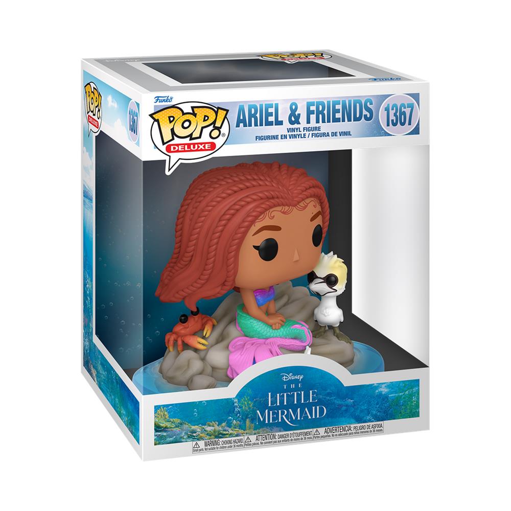 Deluxe Pop! The Little Mermaid - Live Action- Vinyl Figure Ariel & Friends - Foto 1