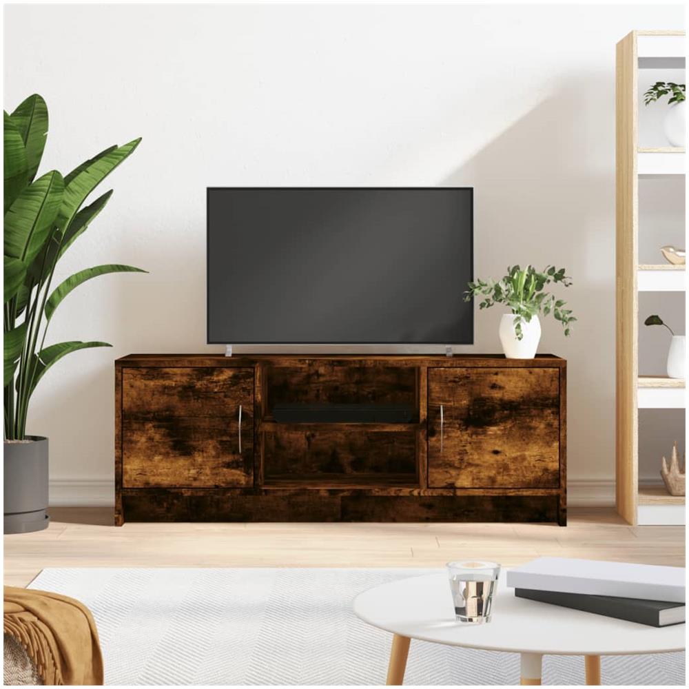 Mobile Tv Rovere Fumo 102x30x37,5 Cm In Legno Multistrato - Foto 1