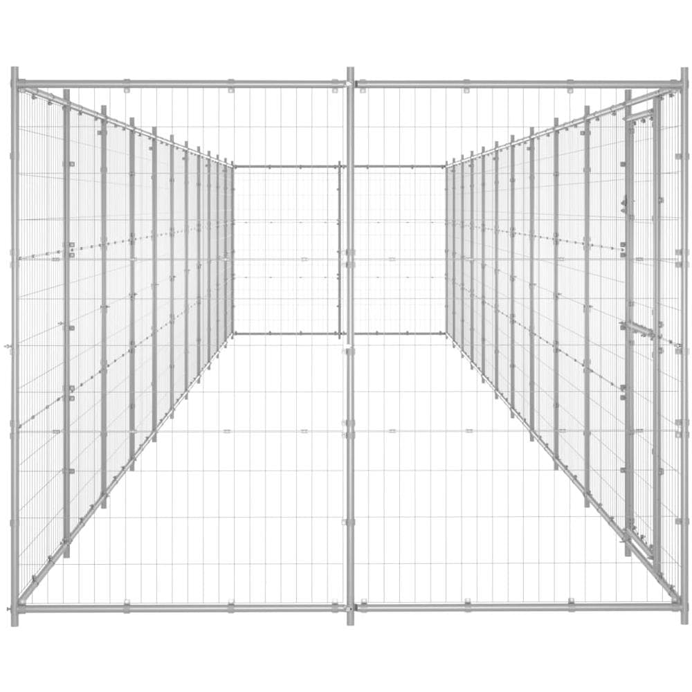 Gabbia Per Cani Da Esterno In Acciaio Zincato 26,62m - Foto 3