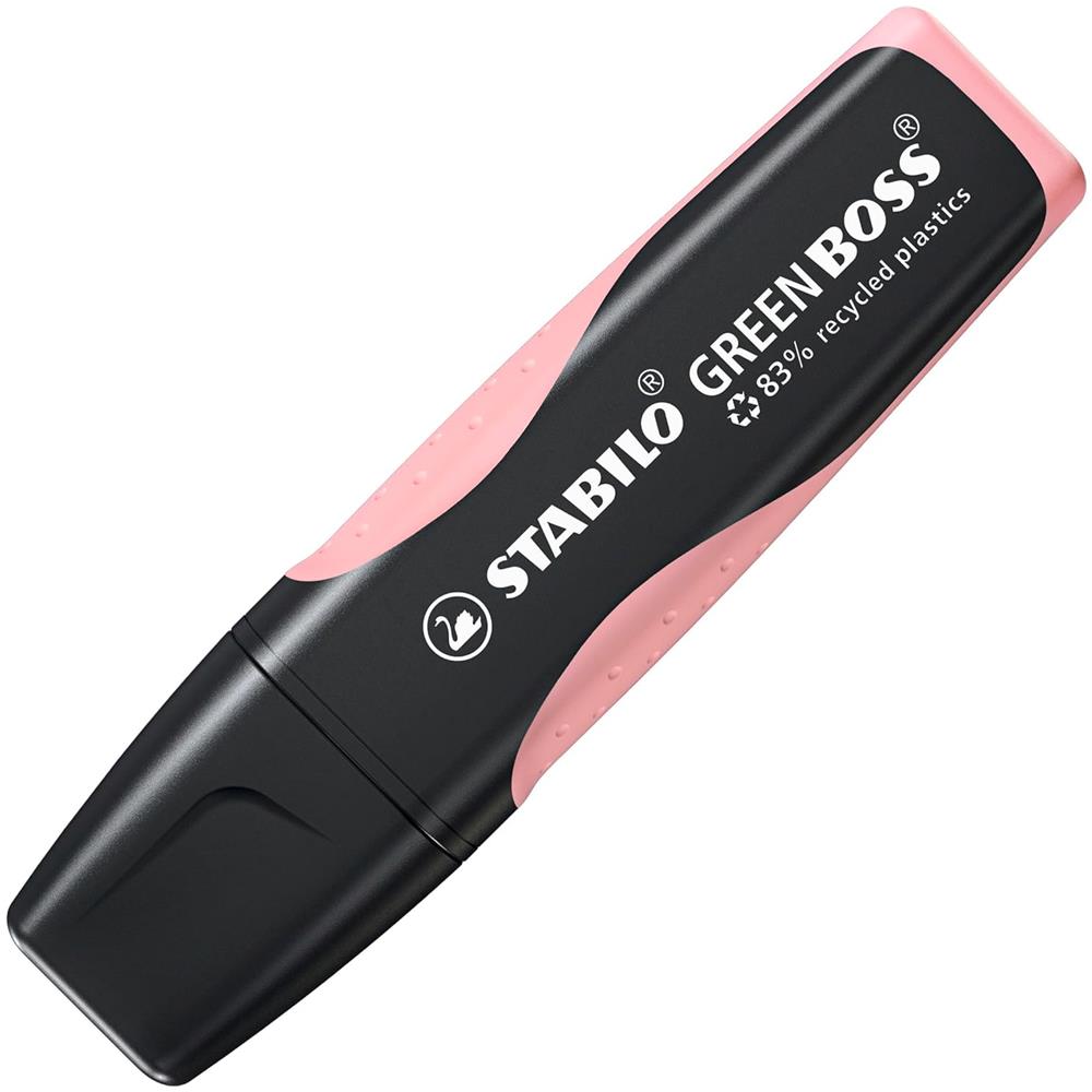 GREEN BOSS Pastel - Evidenziatore Ecosostenibile - Confezione da 10 - Rosa Antico - Foto 2