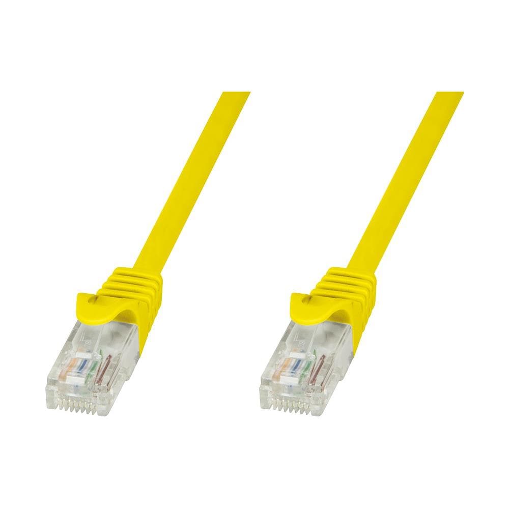ICOC U6-6U-030-YET - Cavo di Rete Patch in Rame Cat. 6 Giallo UTP 3m - Foto 1