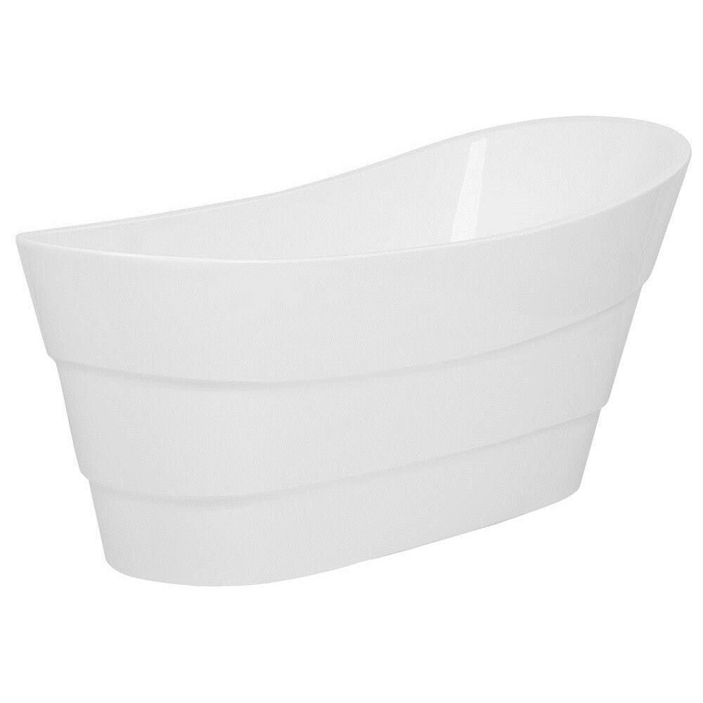 Vasca Da Bagno Freestanding Ovale Bianca Buenavista - Foto 2