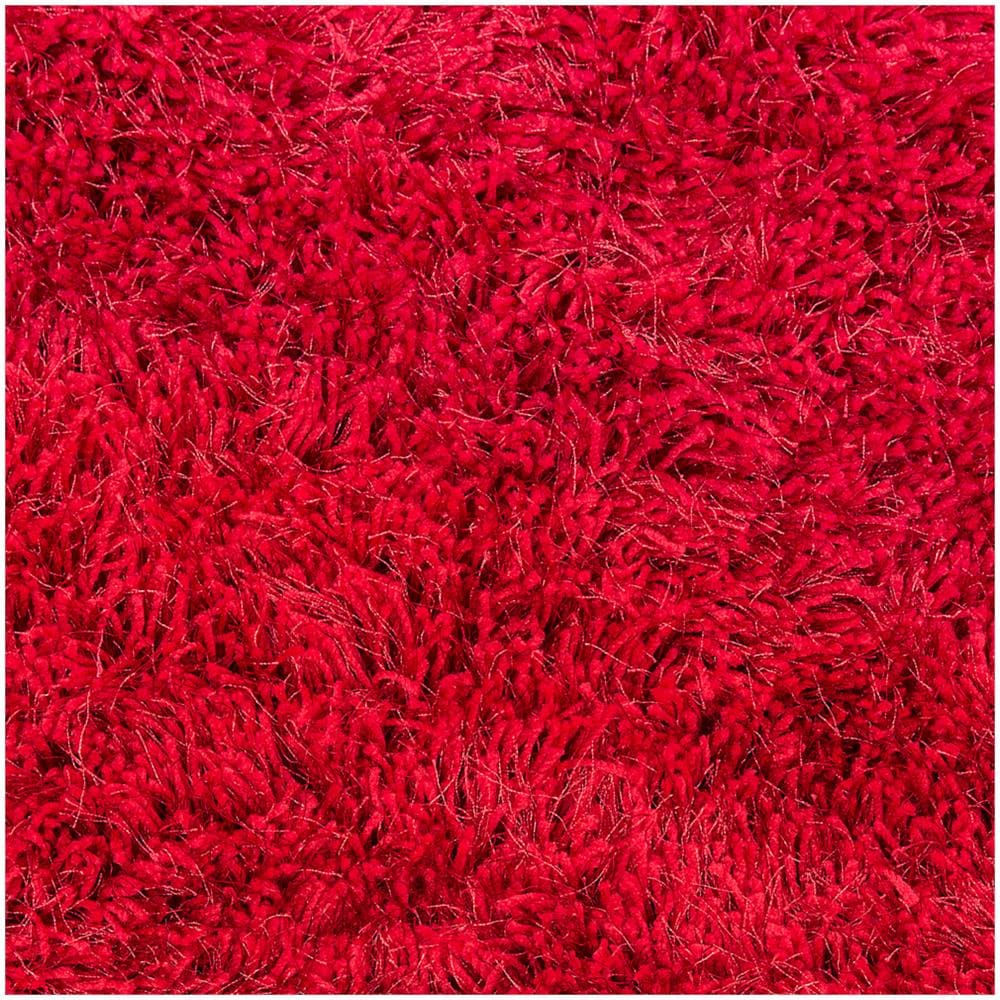 Tappeto Pelo Lungo Ø 140 Cm Rosso Cide - Foto 13