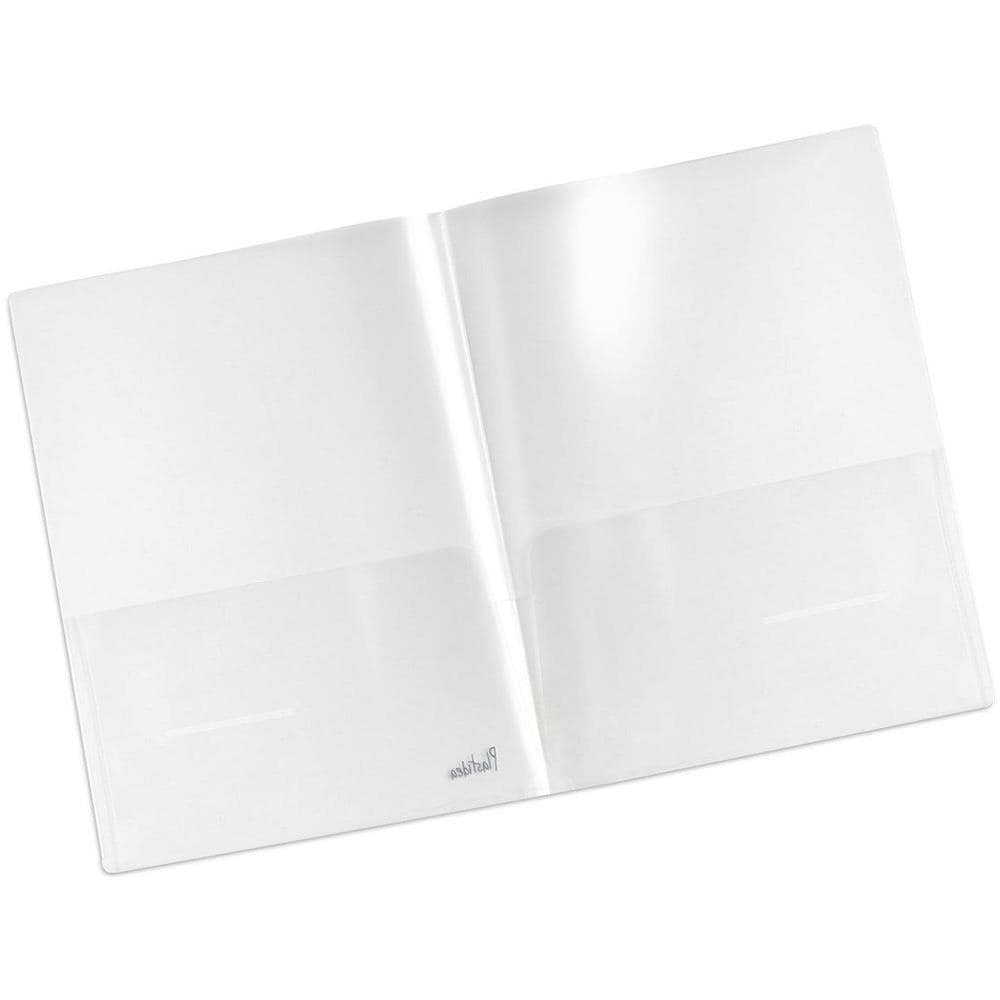 Cartellina doppia tasca pp trasparente - Foto 1