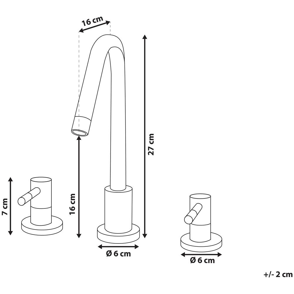 Rubinetto Da Bagno Argento Sipi - Foto 2