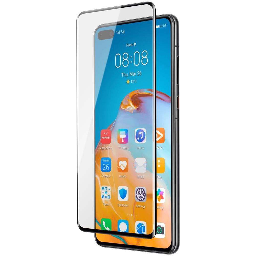Pellicola Salvaschermo Deltaco Per Huawei P40 Pro, Vetro 2.5d, Schermo Intero - Foto 2