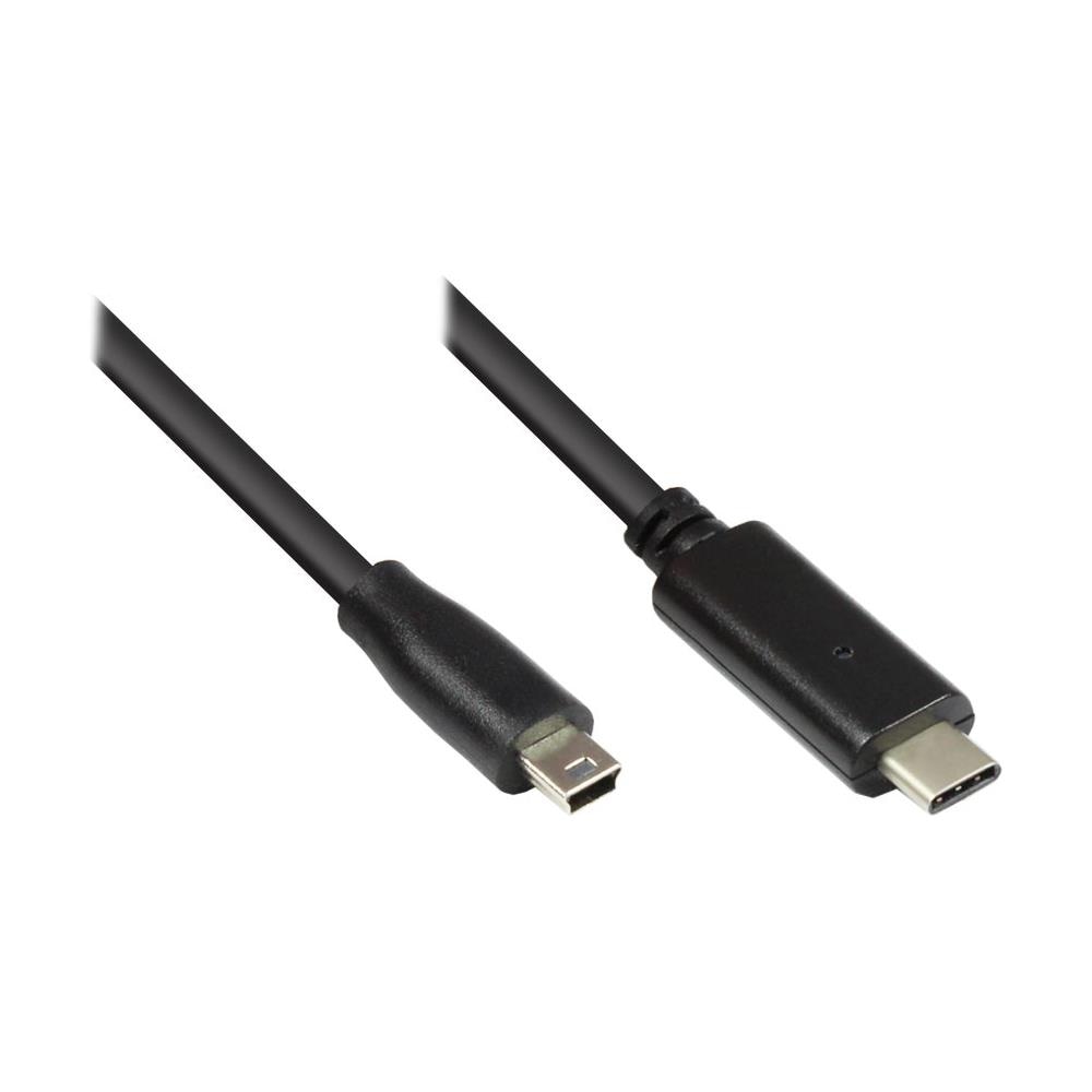 3310-CM018 1.8m USB C Mini-USB B Nero cavo USB - Foto 1