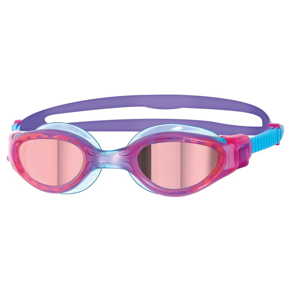 Goggle Color Phantom Elite Mirror Junior Regular Specchiata Rosso Blu / rosa - Foto 1