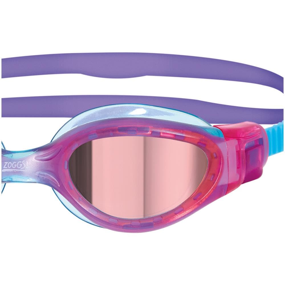Goggle Color Phantom Elite Mirror Junior Regular Specchiata Rosso Blu / rosa - Foto 2