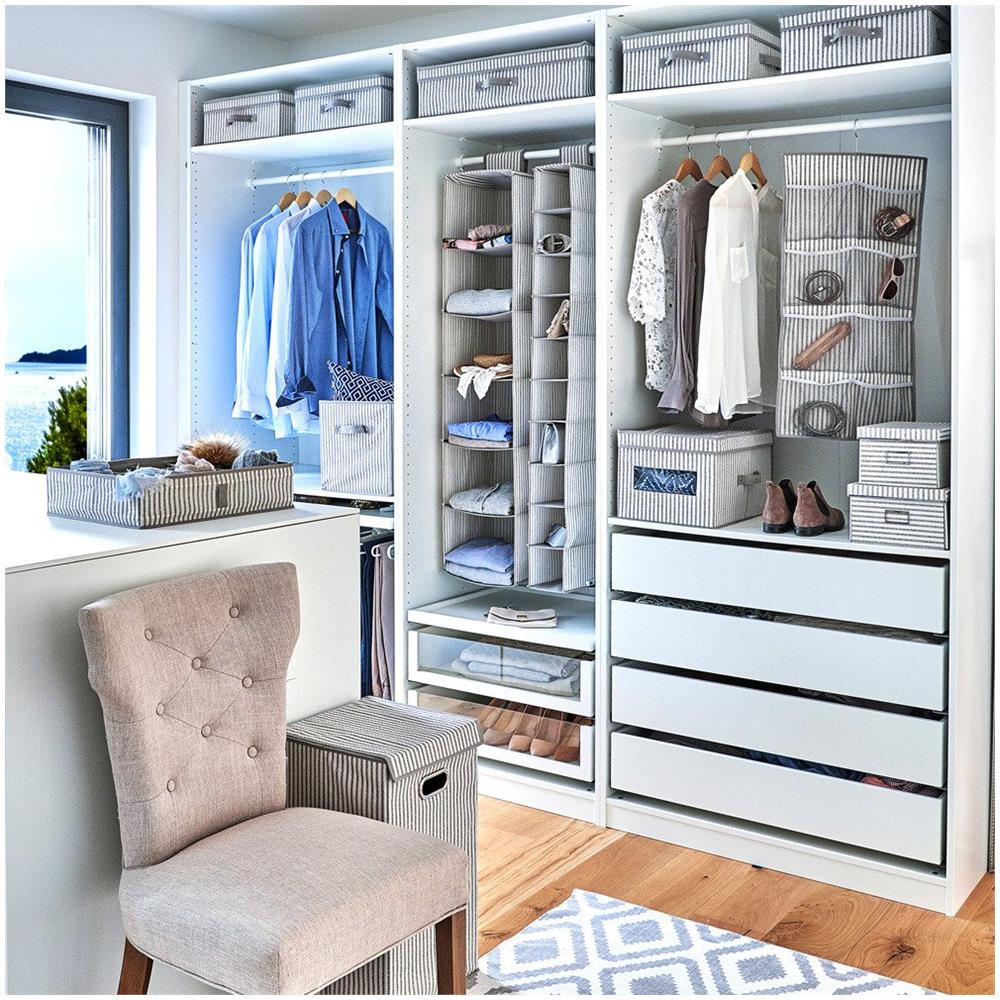 Organizer Con 12 Scomparti Cassetti, Contenitore Tessile - - Foto 4