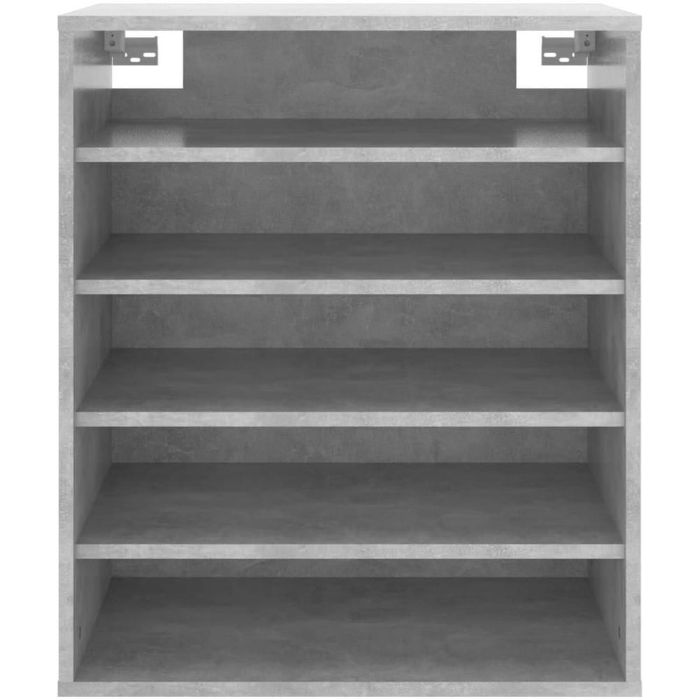 Scarpiera Grigio Cemento 60x35x70 cm in Truciolato - Foto 9