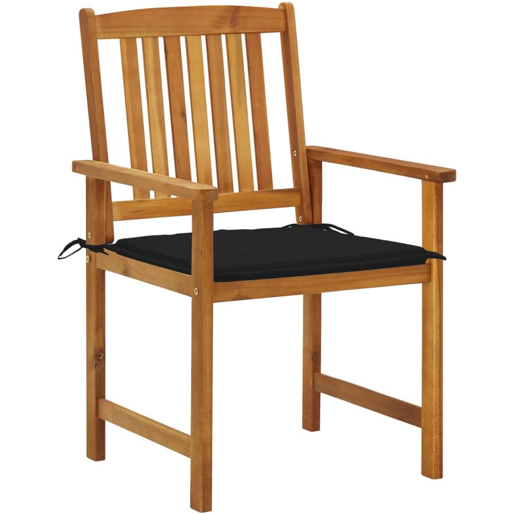 Sedie da Giardino con Cuscini 2 pz in Massello di Acacia - Foto 2