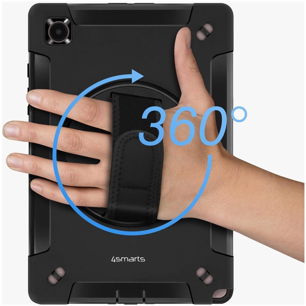 Cover Per Samsung Galaxy Tab A8 10.5 Anti-shock Maniglia Grip, Nero - Foto 2