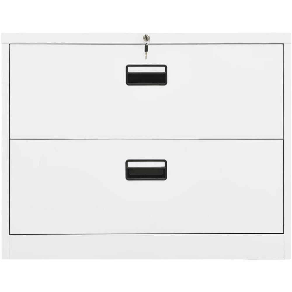 Armadio Classificatore Bianco 90x46x72,5 Cm In Acciaio - Foto 2