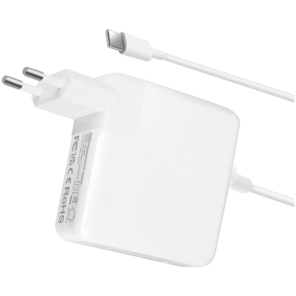 Caricabatterie Usb-c Per Macbook E Ipad Carica Rapida 96w Compatto Bianco - Foto 1