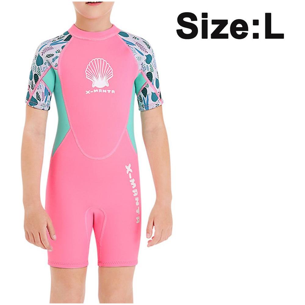 Muta Sub Bambini Yikayin 2,5 Mm Neoprene – Intera O Shorty Per Nuoto, Snorkeling, Surf, Chiusura YKK Anteriore