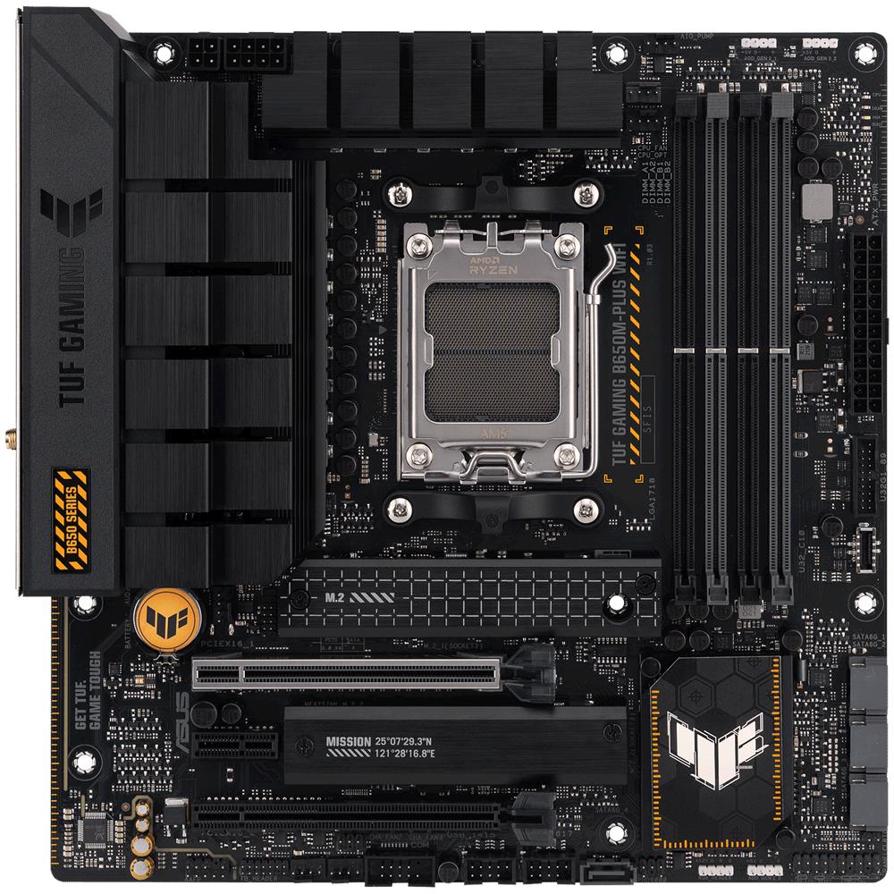 Scheda Madre TUF GAMING B650M-PLUS WIFI Socket AM5 Chipset AMD B650 micro ATX - Foto 1