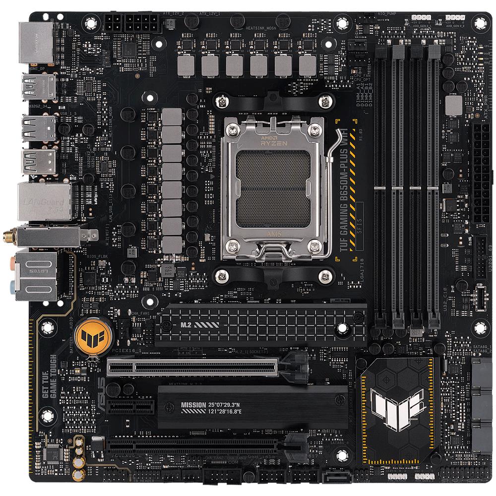 Scheda Madre TUF GAMING B650M-PLUS WIFI Socket AM5 Chipset AMD B650 micro ATX - Foto 2