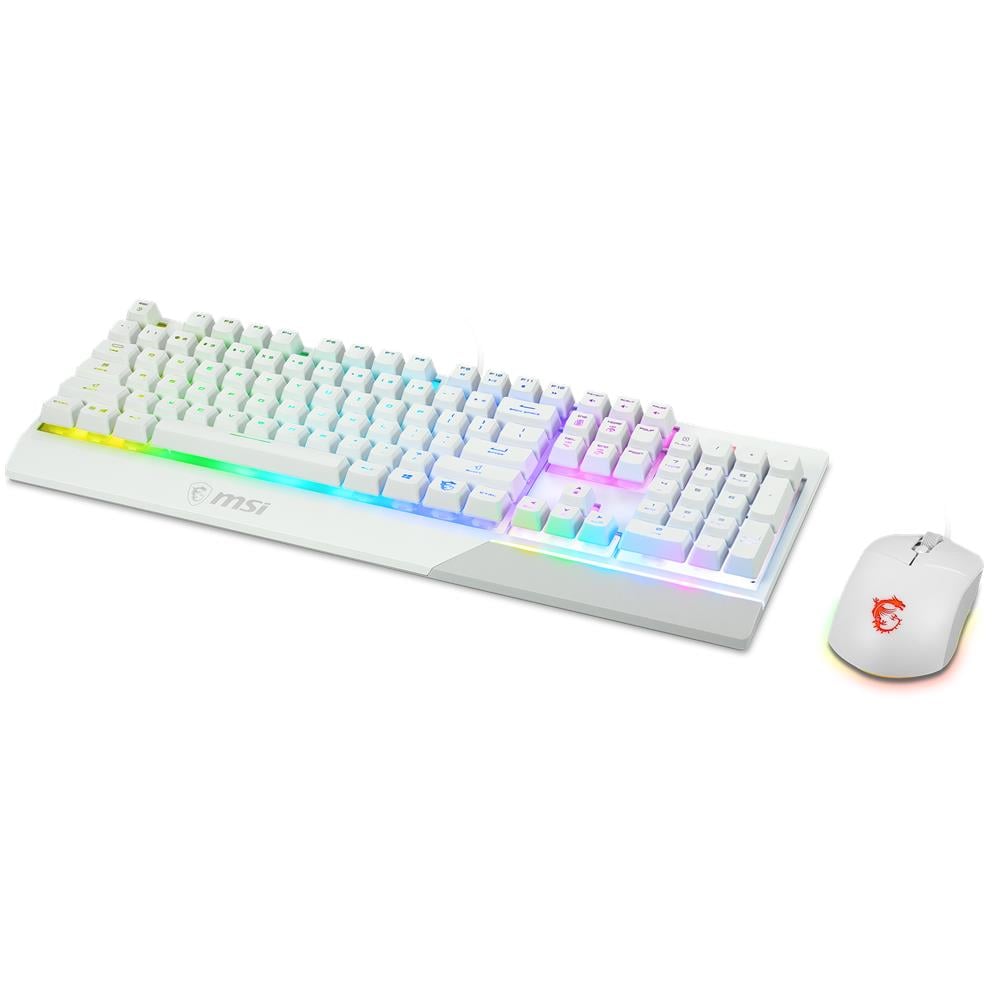 Tastiera e Mouse Gaming USB Meccanica Vigor GK30 Retroilluminata Colore Bianco (Layout Italiano) - Foto 2
