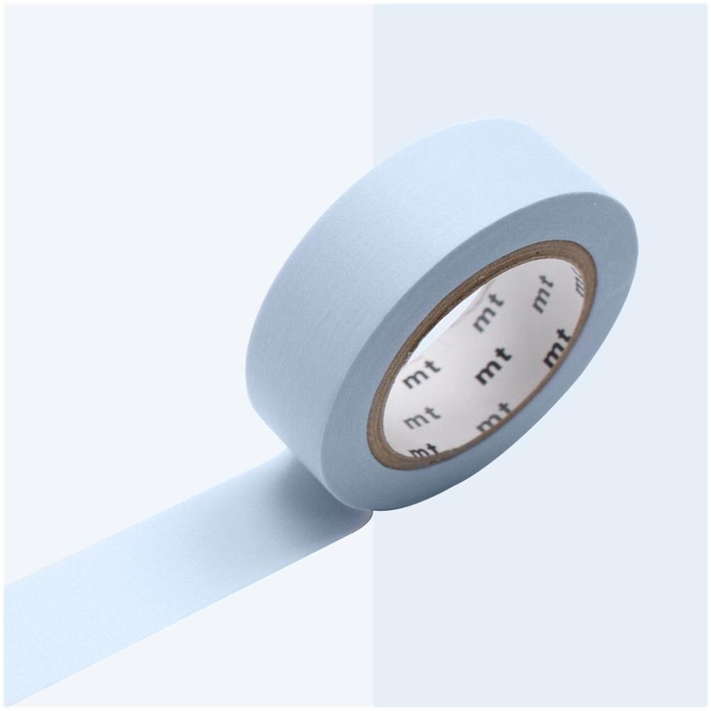 Nastro Adesivo Decorativo Monocolore Pastello - Blu - 1,5 Cm X 7 M - Foto 1