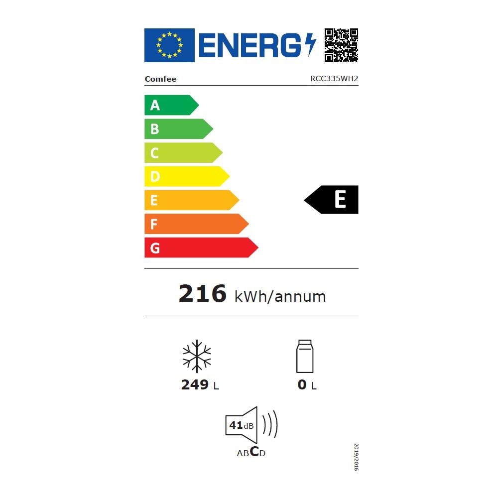 Congelatore Orizzontale RCC335WH2 Capacità 249 Litri Classe E Colore Bianco - Foto 2