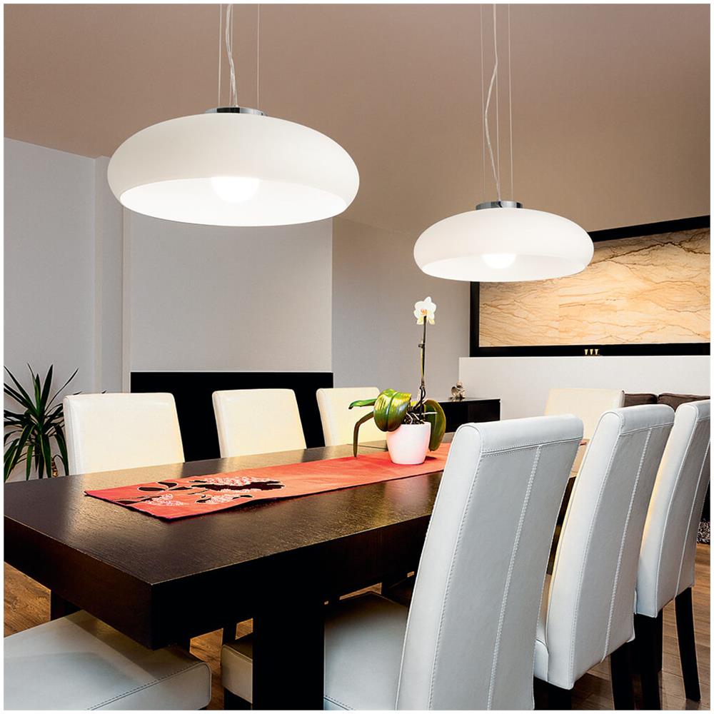 Lampada A Sospensione 60w E27 Ideal Lux Bianco - Foto 2