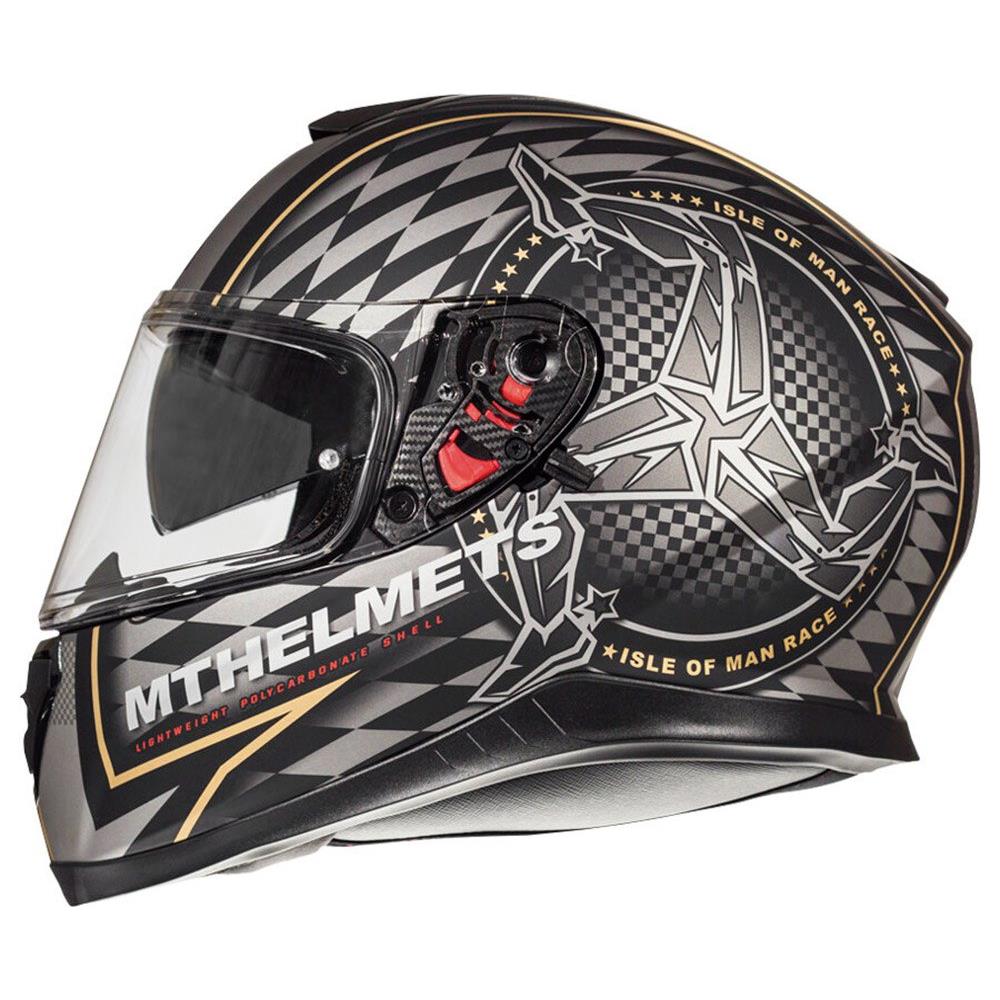 Mt helmets - Caschi Mt Helmets Thunder 3 Sv Isle Of Man Protezioni Xxl -  ePRICE