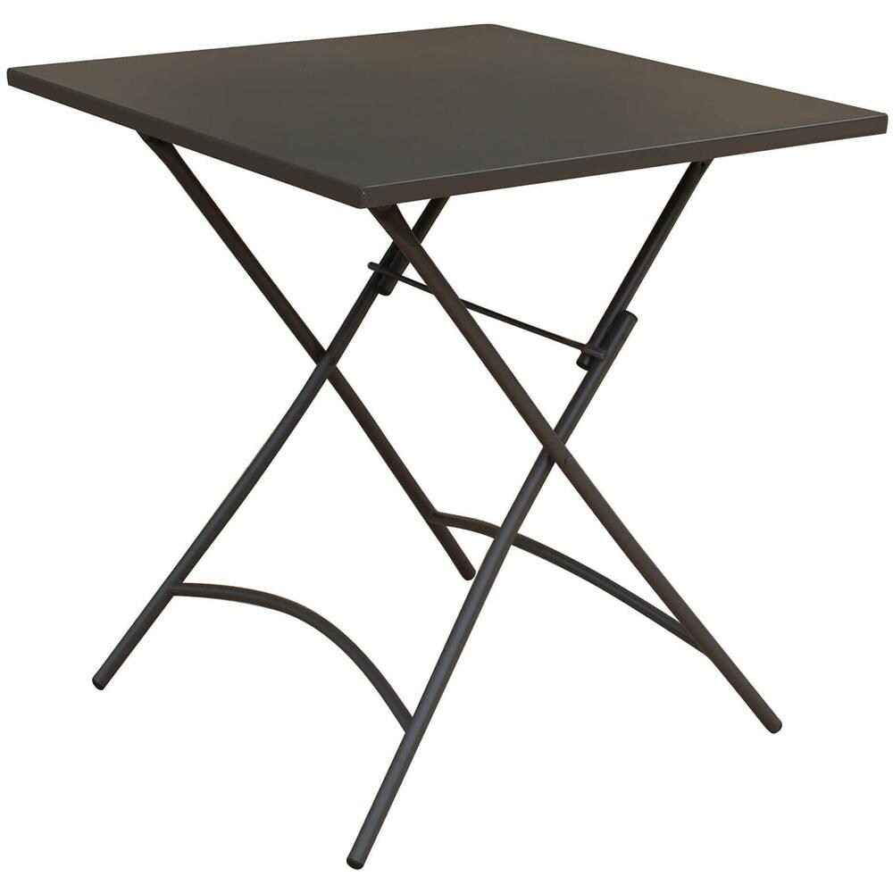 Romanus - Set Tavolo In Metallo Cm 70 X 70 X 72 H Con 2 Poltrone Maris - Foto 4