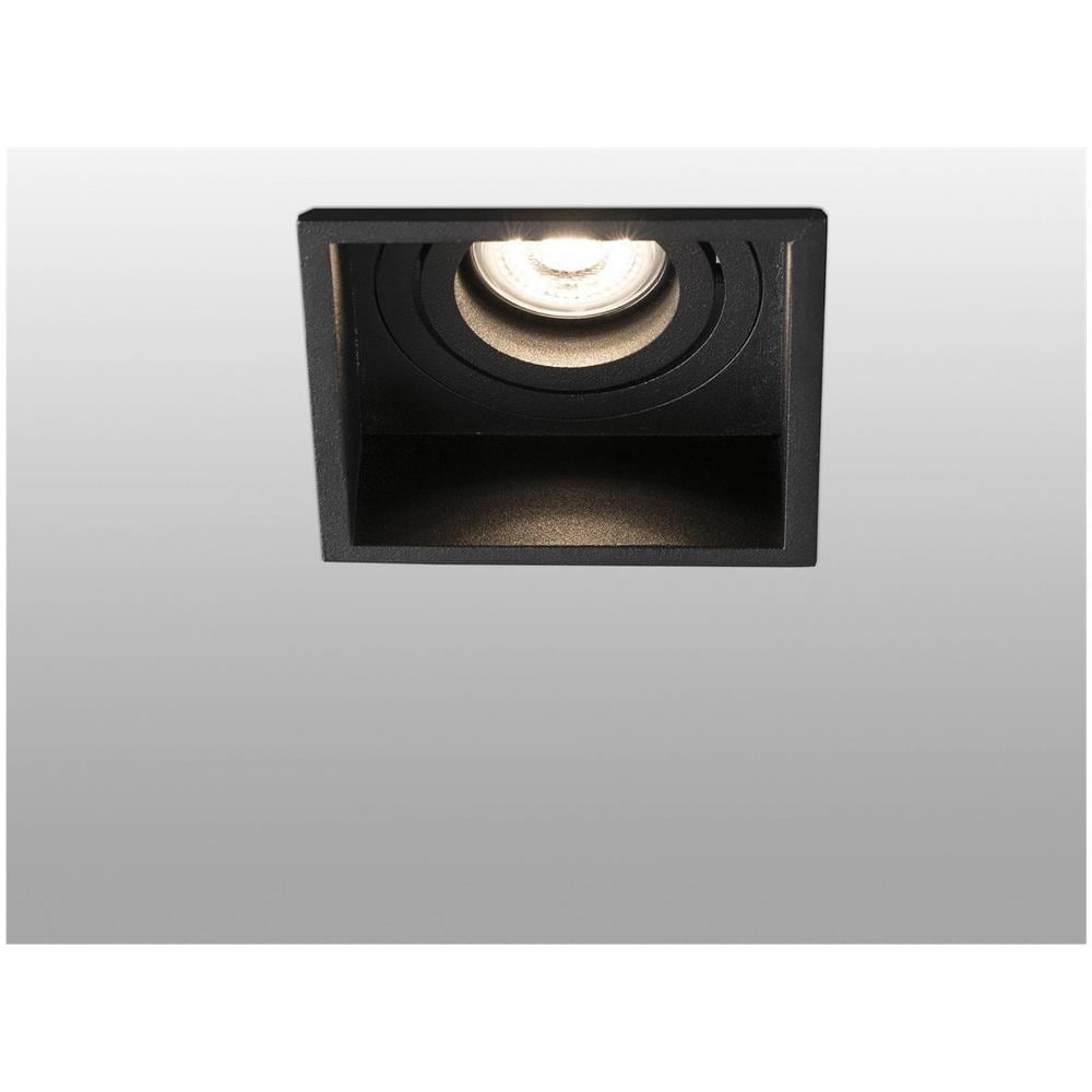 Faretto Da Incasso Quadrato Inclinabile Nero, Gu10 - Foto 1