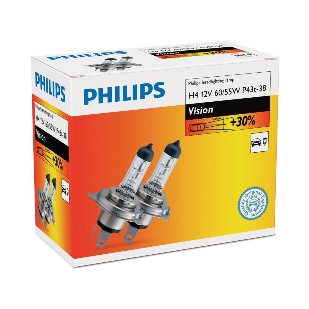 Vision, H4, Alogena, Low beam, P43t-38, Box - Foto 2