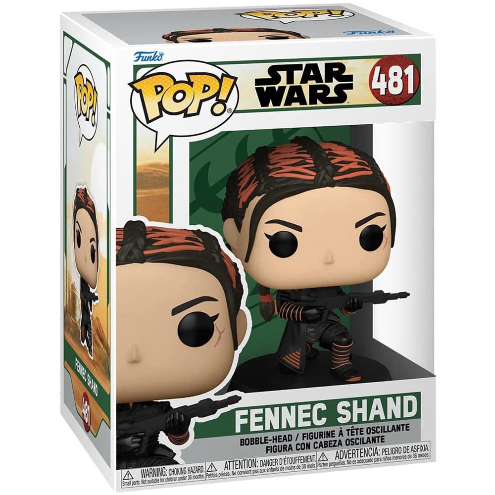 Star Wars: Funko! Pop - Book Of Boba Fett - Fennec Shand (Bobble-Head) (Vinyl Figure 481)  - Foto 1