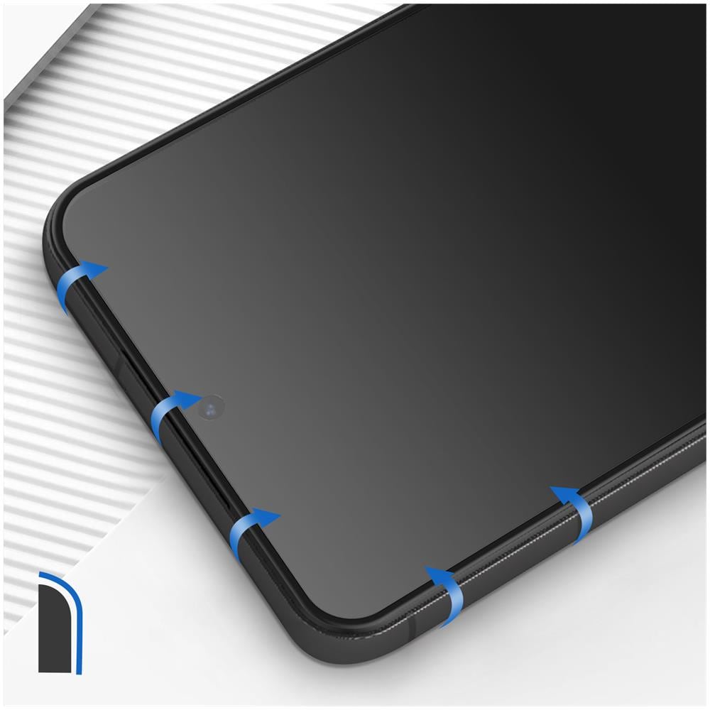 Vetro Temperato Samsung Galaxy S22 Durezza 9h Aderenza Totale Nero - Foto 2