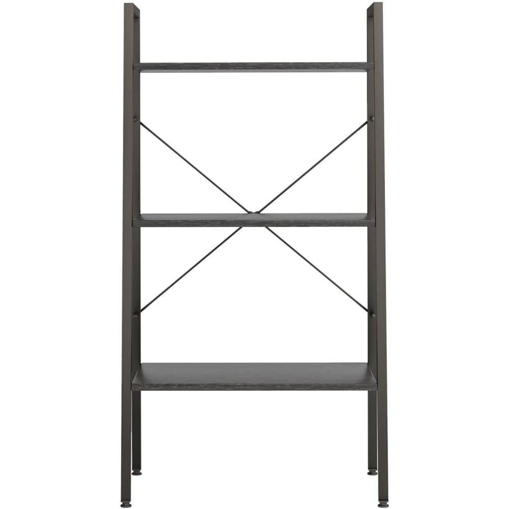 Scaffale Autoportante Con 3 Ripiani Nero 56x35x108 Cm - Foto 4