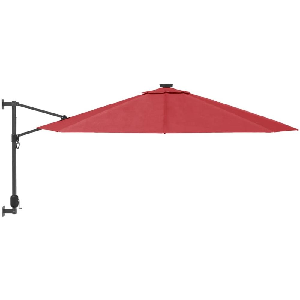 Ombrellone A Parete Rosso Chiaro 290 Cm - Foto 3