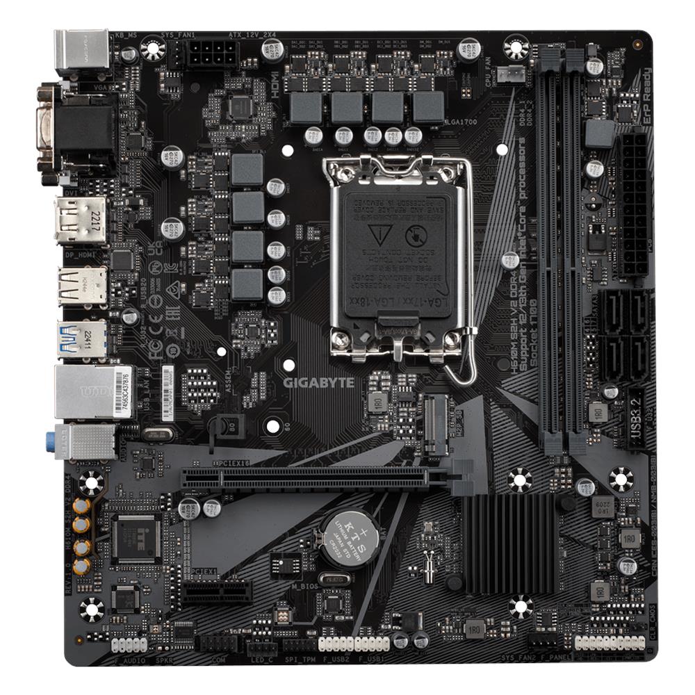 Scheda Madre H610M S2H V2 Socket LGA 1700 Chipset Intel H610 Express micro ATX - Foto 2