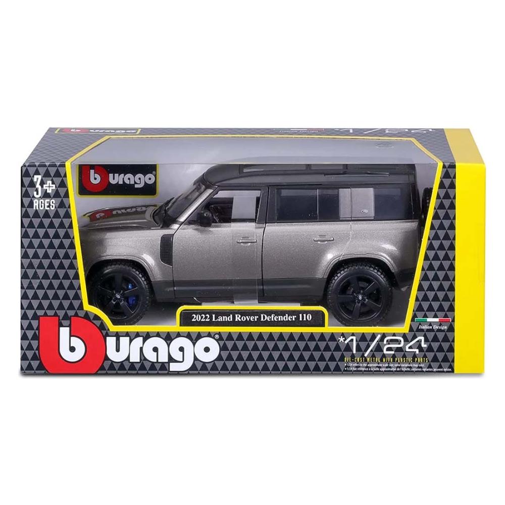 Land Rover Defender 110 Anno 2022 Grigio Argento Metallizzato 1:24 - Foto 1