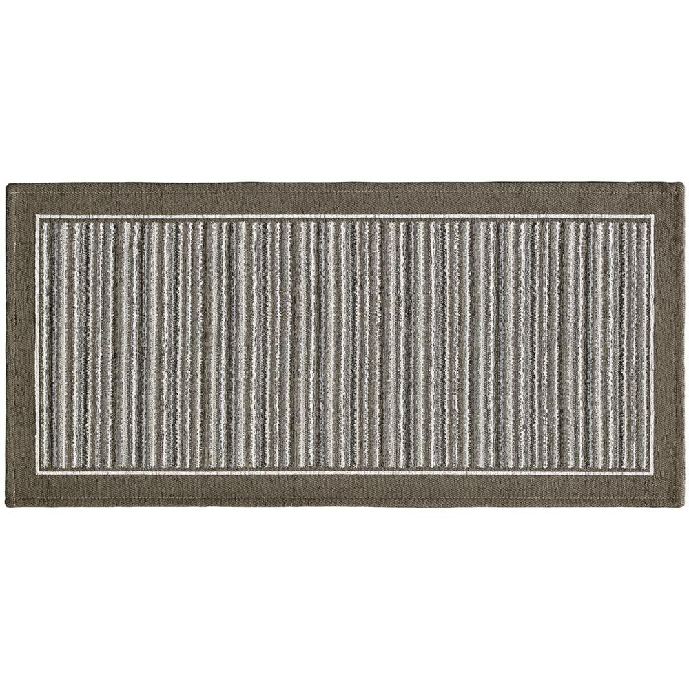 Tappeto Passatoia Cucina Corsia Retro Antiscivolo Disegno Shangai By Suardi 55x140 Fango - Foto 1