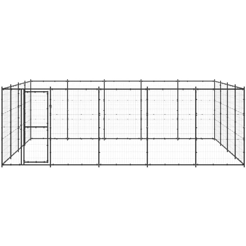 Gabbia Per Cani Da Esterno In Acciaio 24,2 M - Foto 2