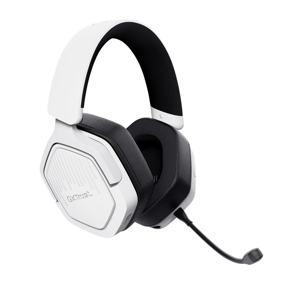 GXT 493W Carus Auricolare Con cavo e senza cavo A Padiglione, Casco Gaming USB Type-C / USB Type-A Bluetooth Bianco - Foto 2