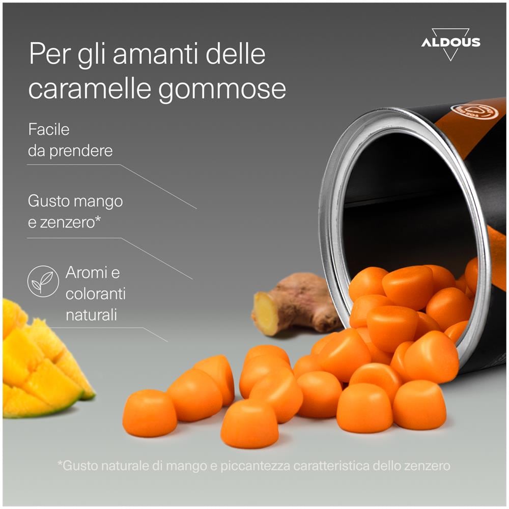 Curcuma con zenzero e pepe nero + probiotici - 2500 mg - 120 gummies - Foto 5