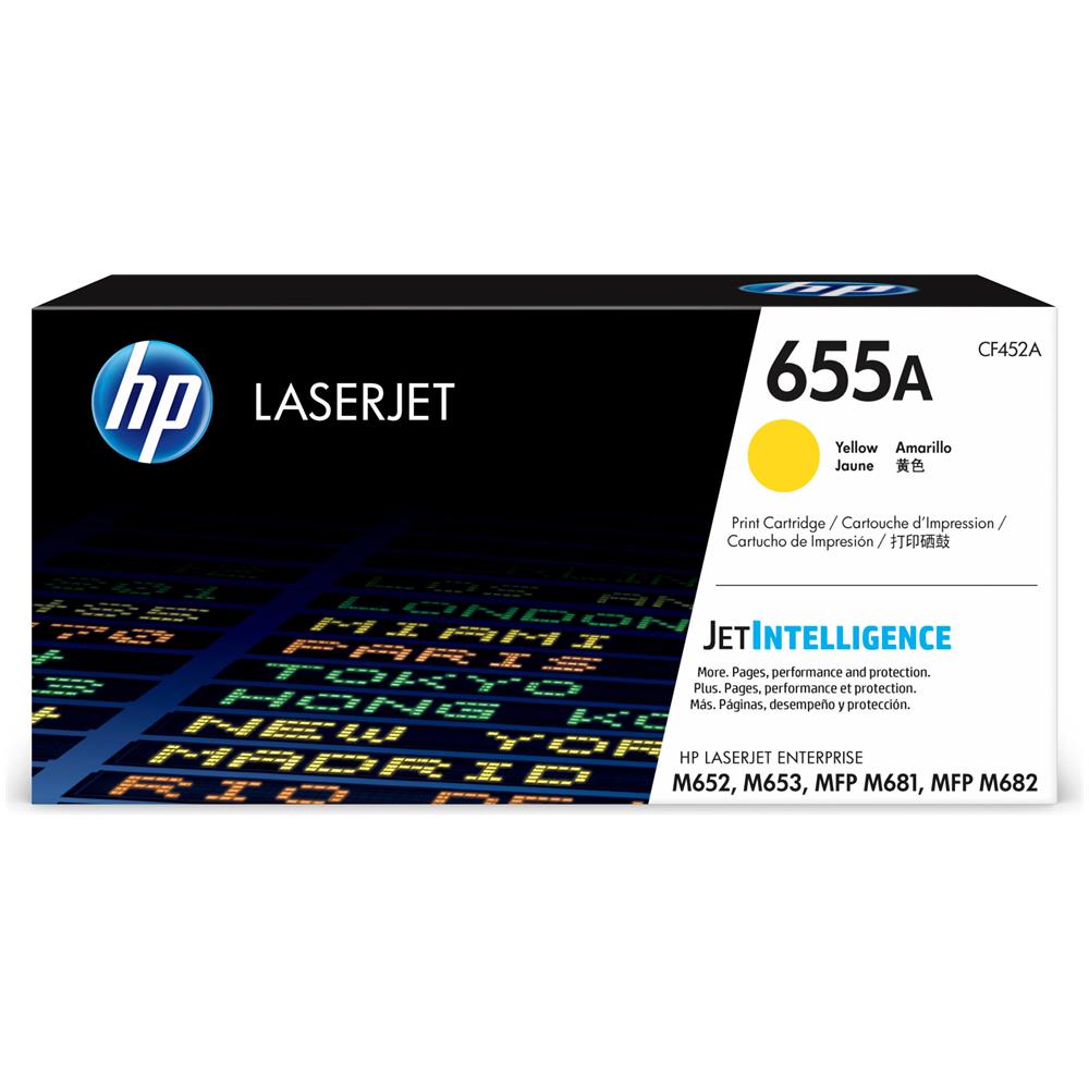 CF452A Toner Originale Giallo per LaserJet MFP M681z / MFP M682z Capacità 10500 Pagine - Foto 1