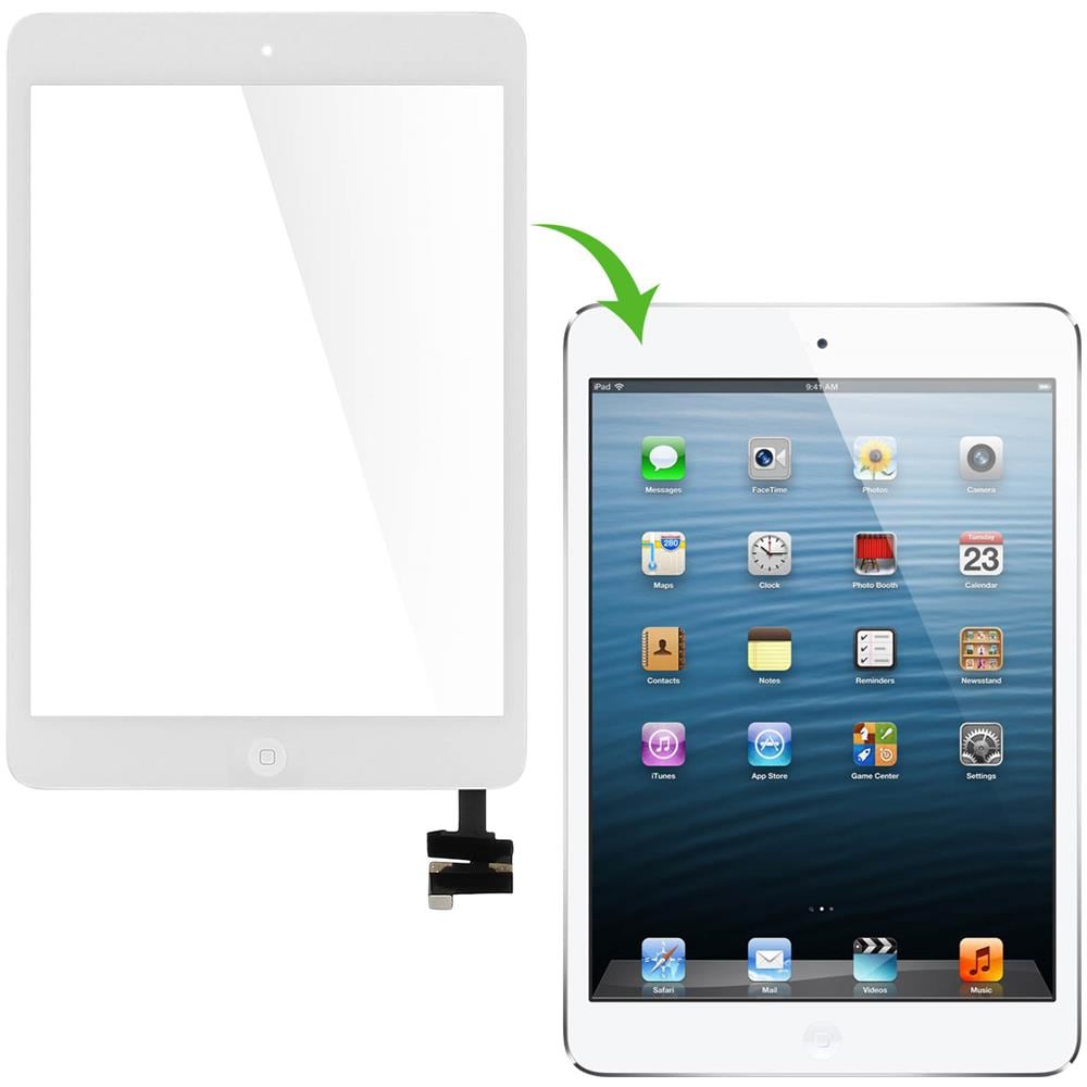 Schermo Lcd Ipad Mini / Mini 2 / Mini 3 Vetro Tattile Di Ricambio Bianco - Foto 2