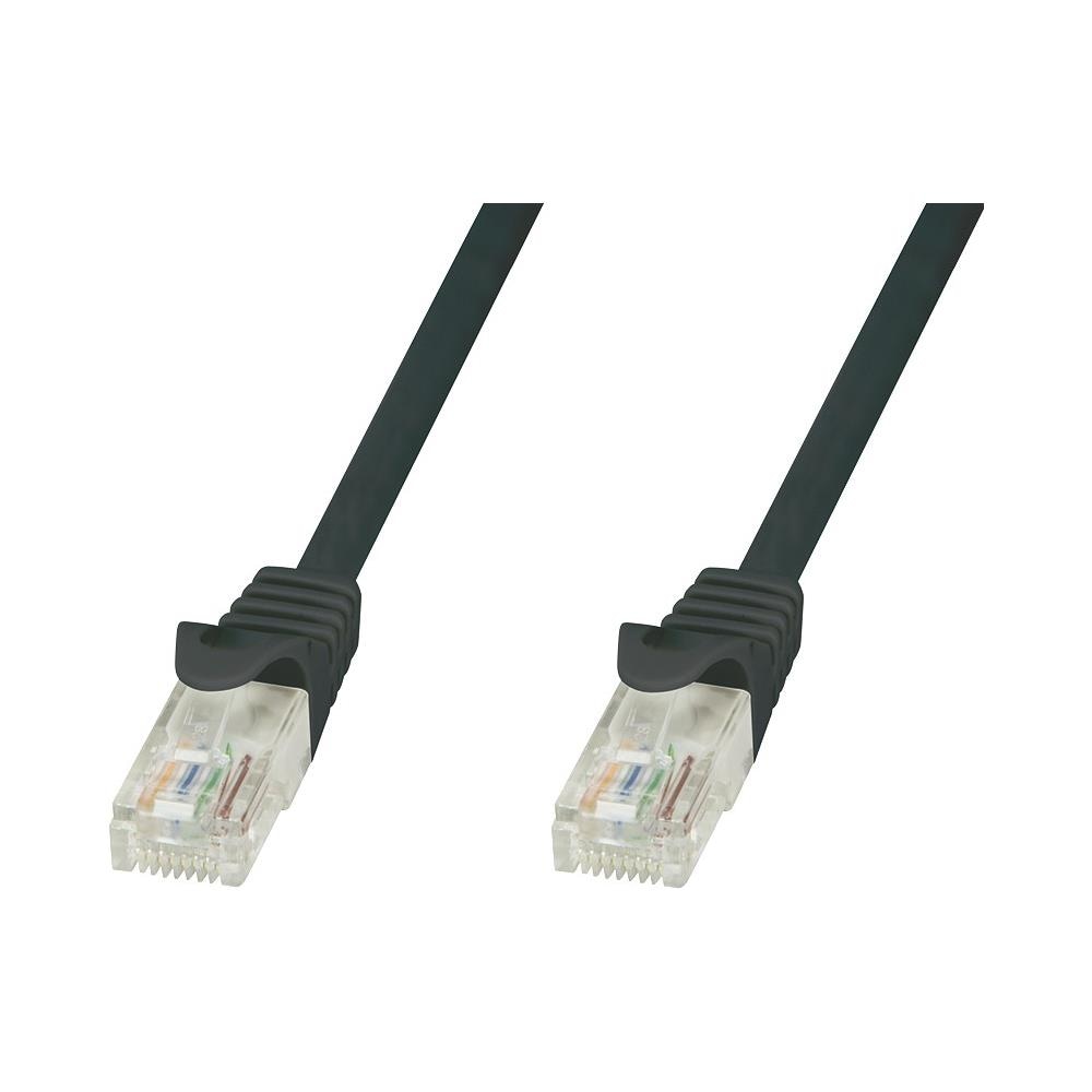 ICOC U6-6U-050-BKT - Cavo di Rete Patch in Rame Cat. 6 Nero UTP 5m - Foto 1