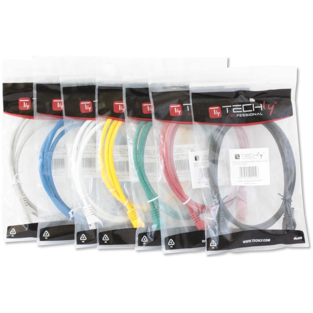 ICOC U6-6U-050-BKT - Cavo di Rete Patch in Rame Cat. 6 Nero UTP 5m - Foto 6