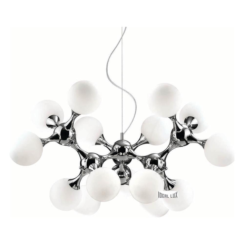 Lampada A Sospensione 15 X 40w E14 Cromo - Foto 1